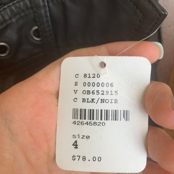 Free People Leather Mini Skirt - Picture 4 of 7